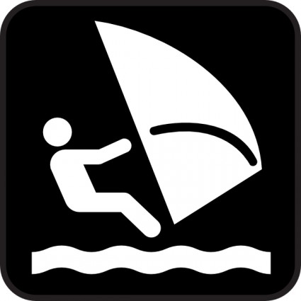 clip art de windsurf