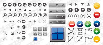 okno ikona przycisku vector materiał