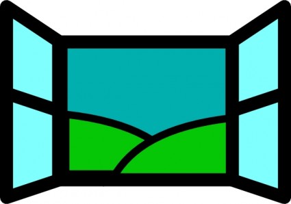 clip art de ventana icono