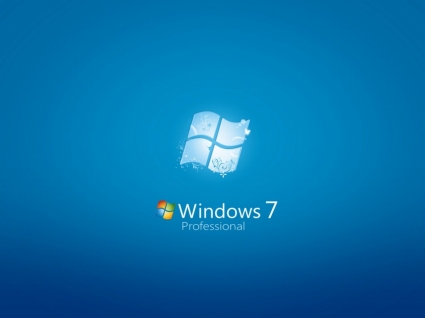 プロの windows windows 7 のコンピューターを壁紙します。