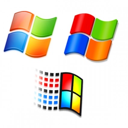 pack di icone icone di Windows sistema logo