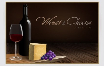 Catálogo de vinos y quesos