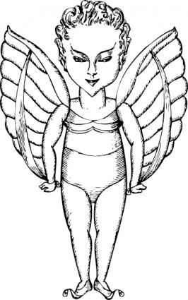 Winged One Clip Art