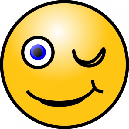 Wink smiley ClipArt
