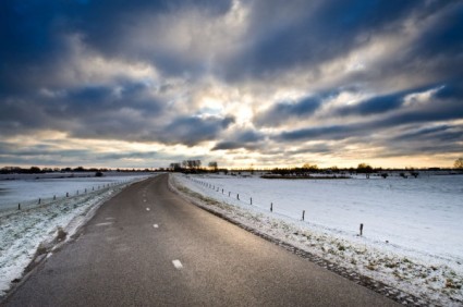 paisaje de invierno imagen de hd