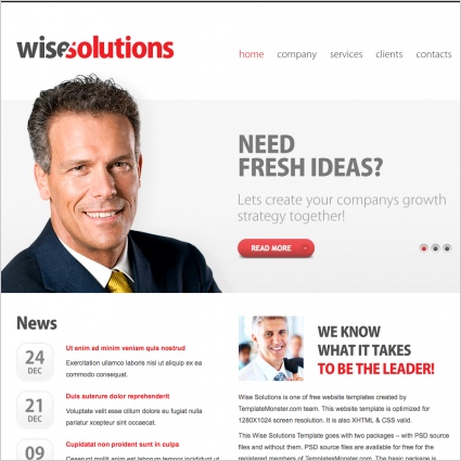 Wise Solutions Template