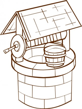 Wishing well clipart