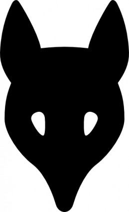 Wolf Head Silhouette Clip Art