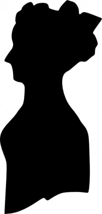 image clipart silhouette femme