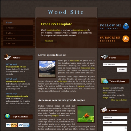 木製のサイト