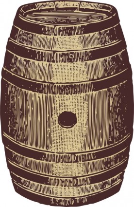 barril de madeira clip-art
