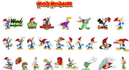 image clipart dessin animé Woody woodpecker