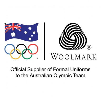 Woolmark official Supplier des formalen Uniformen, die australische Olympiamannschaft