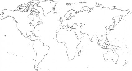 Welt Karte ClipArt