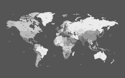 Welt Karte Vektor