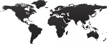 vector del mapa de mundo