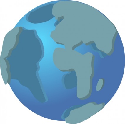 World wide web globo terra icona ClipArt