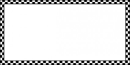 Worldlabel Border Bw Checkered X Clip Art