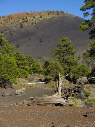 Wupatki günbatımı krater arizona