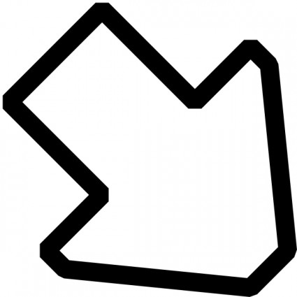 x px fähig schwarz-weiß Symbole ClipArt