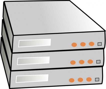 X 86-rack-Servern ClipArt