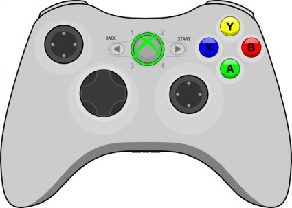 Xbox gamepad clip-art