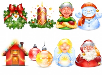 pack d'icônes pack Noël et nouvel an