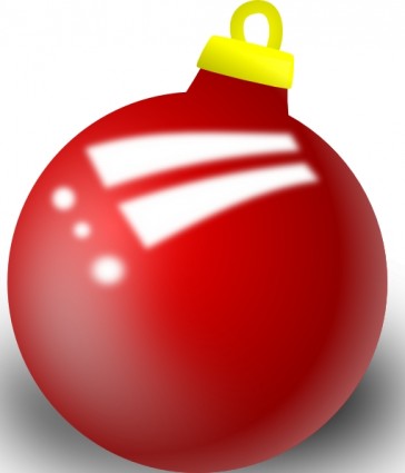 Natal enfeite bola shiney clip-art