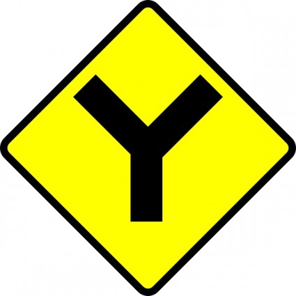 y-Straße-ClipArt-Grafik