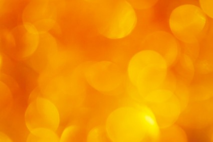 Lumières brouillées jaunes et orange