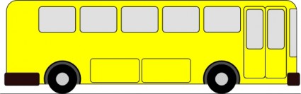 bus kuning clip art