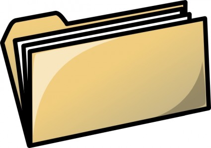kuning folder clip art