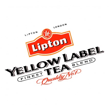 thé de l'étiquette jaune