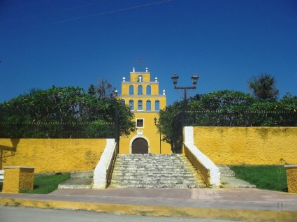 墨西哥尤卡坦半島的教會