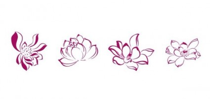 Zhang daqian stile lotus disegno linea killer produzione