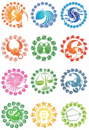 Zodiac Creative Icons Vector