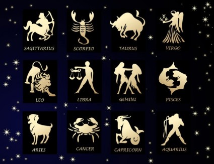 wektor znak zodiaku