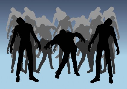 zombi silhouettes