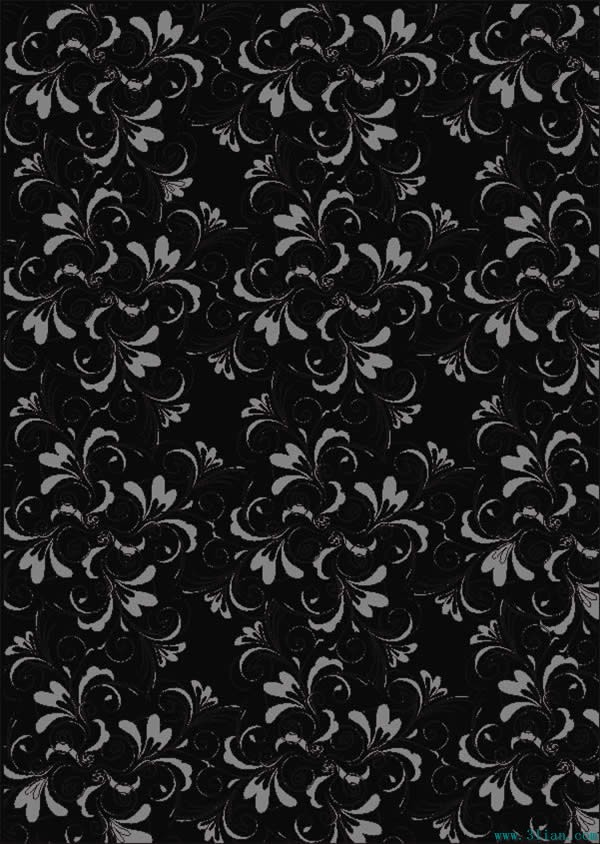 Black Shading Flowers-vector Background-free Vector Free Download