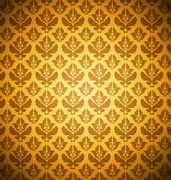 Classic Yellow Patterned Background-vector Background-free Vector Free  Download