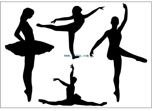 Dance Figures-vector Sport-free Vector Free Download
