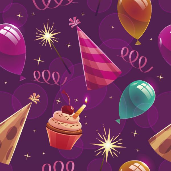 Happy Birthday Theme Background-vector Background-free Vector Free Download