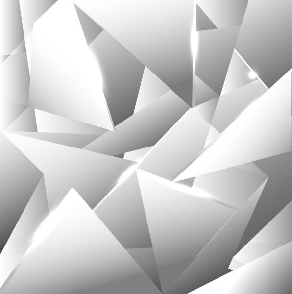 Abstract Background 3d Silver Sharp Decoration-vector Abstract-free Vector  Free Download