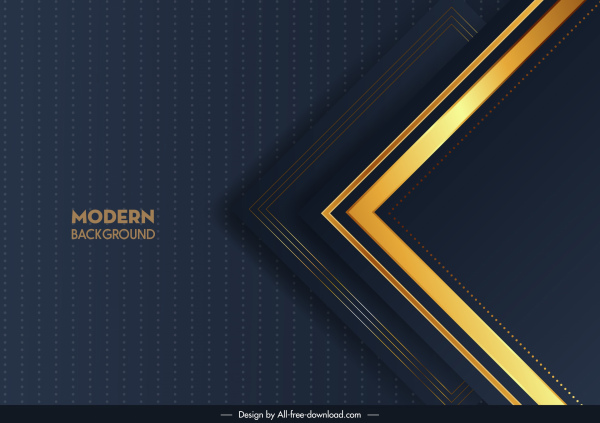 Decorative Background Elegant Modern Dark Geometric Corner-vector Background-free  Vector Free Download