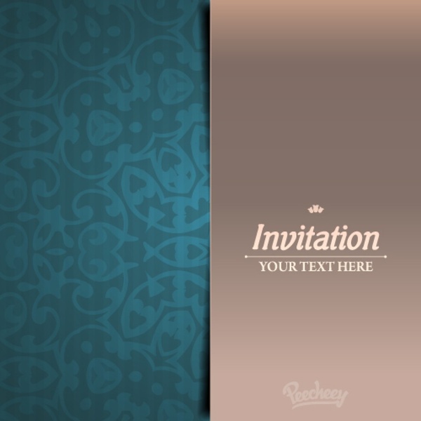 Elegant Invitation Card-vector Misc-free Vector Free Download