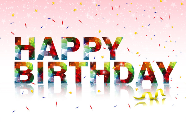 Happy Birthday Text On Background-vector Background-free Vector Free  Download