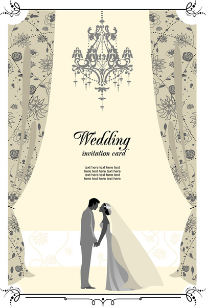 Romantic Wedding Elements Backgrounds Vector-vector Heart-free Vector Free  Download