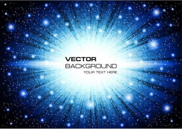 Shining Blue Background Free Vector-vector Background-free Vector Free  Download