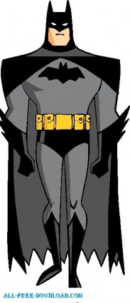 Batman-dibujos Animados Del Vector-vector Libre Descarga Gratuita