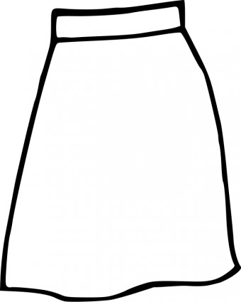 skirt的简笔画图片